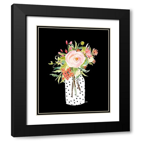 Coral Still Life Black Modern Wood Framed Art Print with Double Matting by Wieners, Valerie