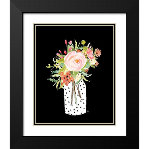 Coral Still Life Black Modern Wood Framed Art Print with Double Matting by Wieners, Valerie