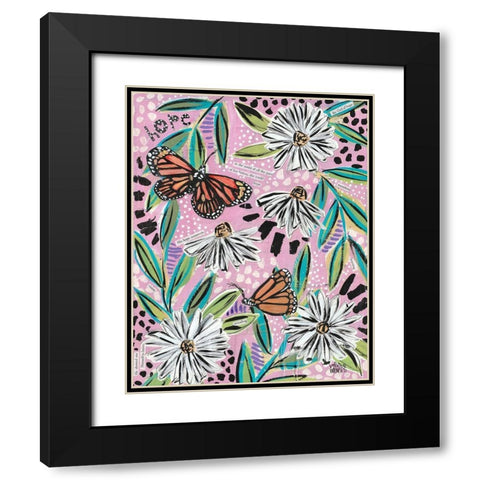 A Hope Black Modern Wood Framed Art Print with Double Matting by Wieners, Valerie