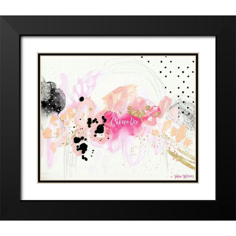 Surrender Black Modern Wood Framed Art Print with Double Matting by Wieners, Valerie