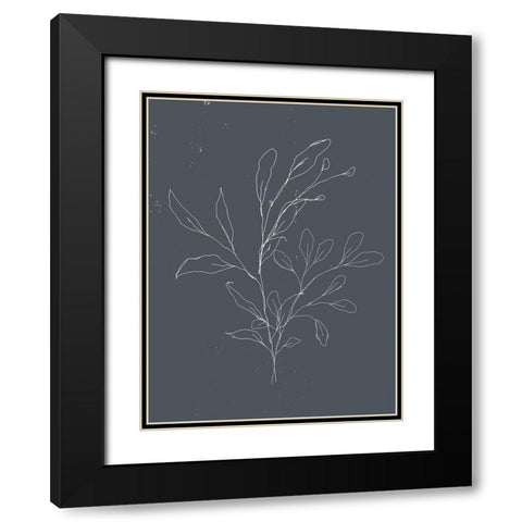Soft Bouquet I Black Modern Wood Framed Art Print with Double Matting by Wieners, Valerie
