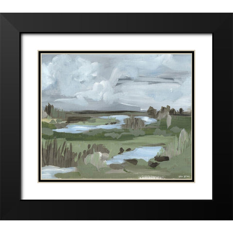 Landscape Black Modern Wood Framed Art Print with Double Matting by Wieners, Valerie