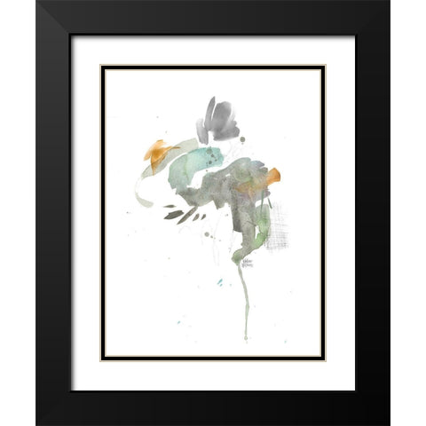 Earthy Abstract IV Black Modern Wood Framed Art Print with Double Matting by Wieners, Valerie