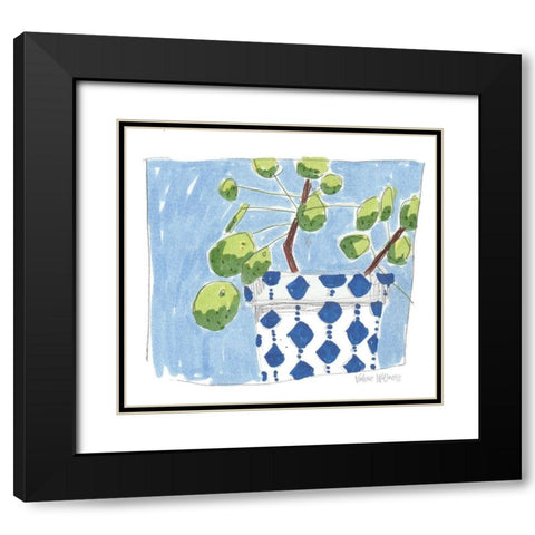 Money Plant Black Modern Wood Framed Art Print with Double Matting by Wieners, Valerie
