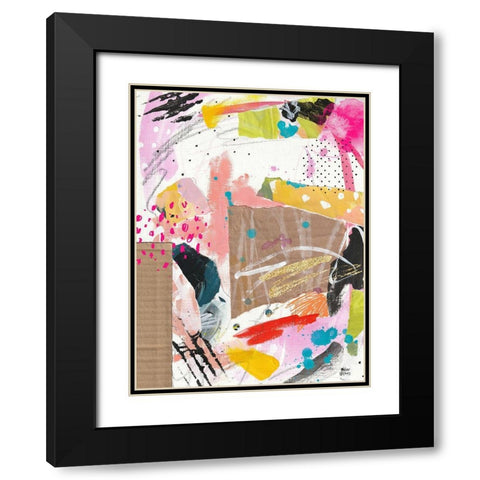 Cool Cardboard III Black Modern Wood Framed Art Print with Double Matting by Wieners, Valerie
