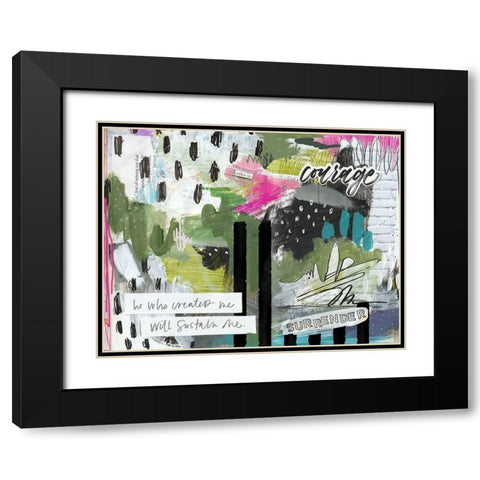 He Who Created Me Black Modern Wood Framed Art Print with Double Matting by Wieners, Valerie