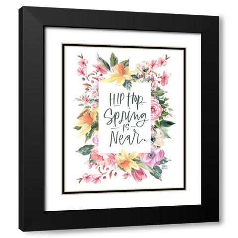 Hip Hop Black Modern Wood Framed Art Print with Double Matting by Wieners, Valerie