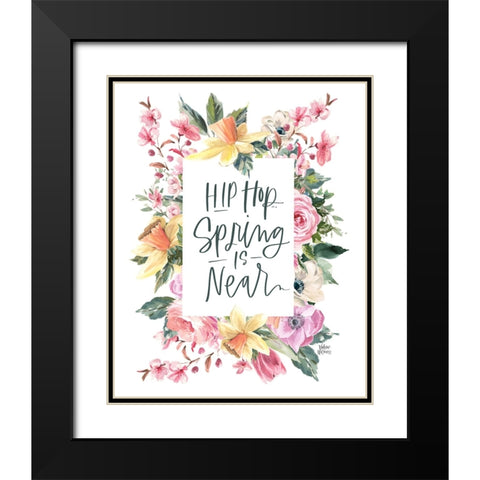 Hip Hop Black Modern Wood Framed Art Print with Double Matting by Wieners, Valerie