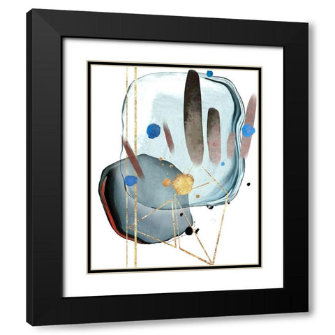 Baby Steps Black Modern Wood Framed Art Print with Double Matting by Burney, Yvonne Coleman