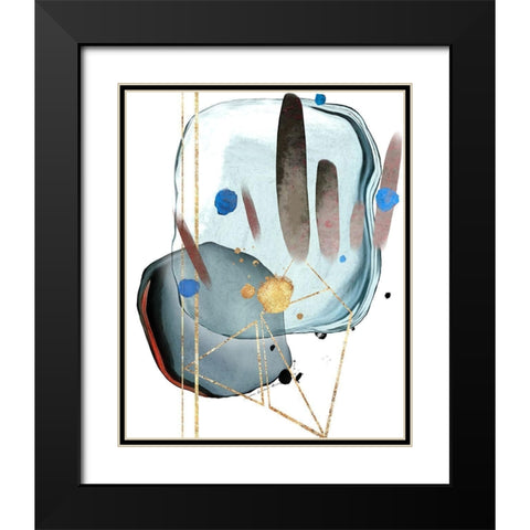 Baby Steps Black Modern Wood Framed Art Print with Double Matting by Burney, Yvonne Coleman