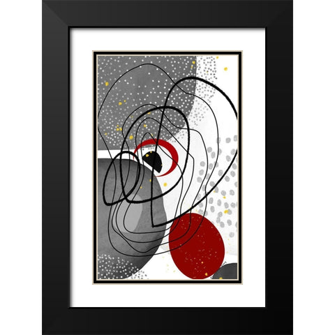 Graystone Black Modern Wood Framed Art Print with Double Matting by Burney, Yvonne Coleman