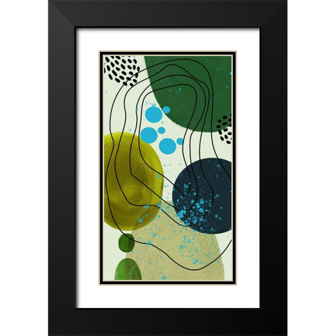 Spring Peeking Through Black Modern Wood Framed Art Print with Double Matting by Burney, Yvonne Coleman