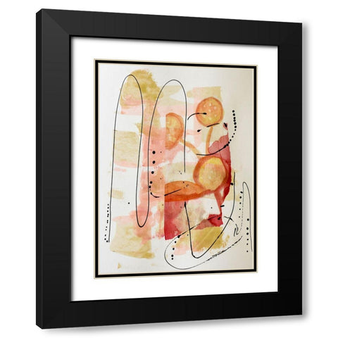 Soft Touch Black Modern Wood Framed Art Print with Double Matting by Burney, Yvonne Coleman