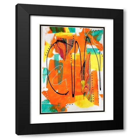 See Me Black Modern Wood Framed Art Print with Double Matting by Burney, Yvonne Coleman