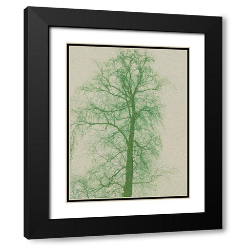 Forest Vibes Black Modern Wood Framed Art Print with Double Matting by Burney, Yvonne Coleman