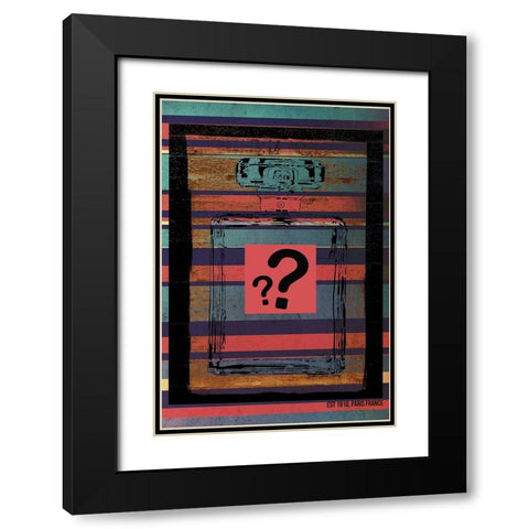 Perfume Black Modern Wood Framed Art Print with Double Matting by Burney, Yvonne Coleman