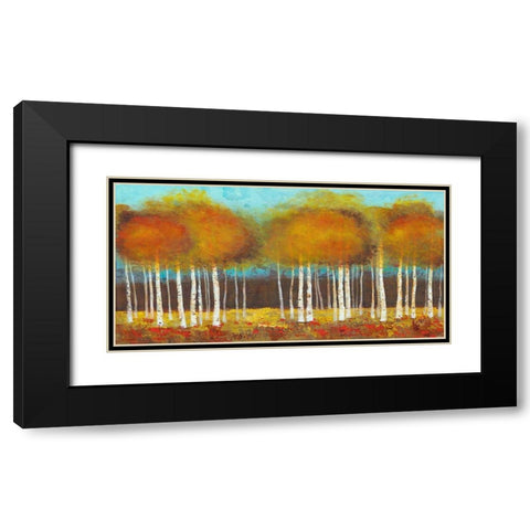 Atmosphere Black Modern Wood Framed Art Print with Double Matting by Yellow Cafe