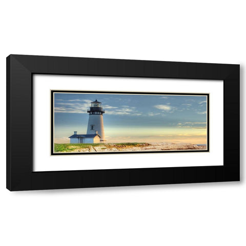 Lighthouse II Black Modern Wood Framed Art Print with Double Matting by Yellow Cafe