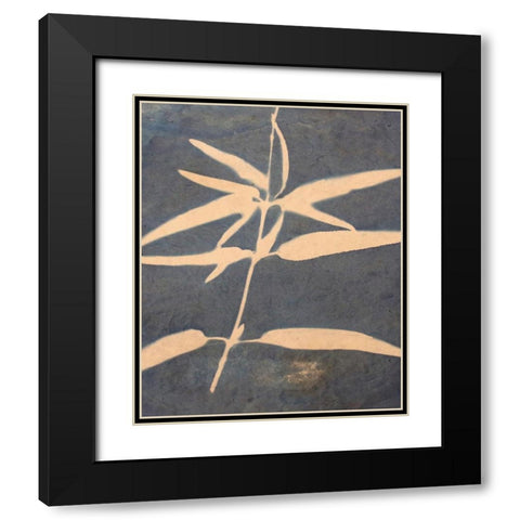 Blue XIII Black Modern Wood Framed Art Print with Double Matting by Yellow Cafe