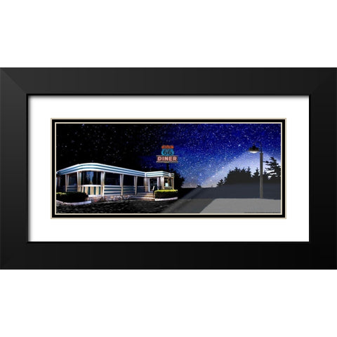 66 Muscle II Black Modern Wood Framed Art Print with Double Matting by Yellow Cafe