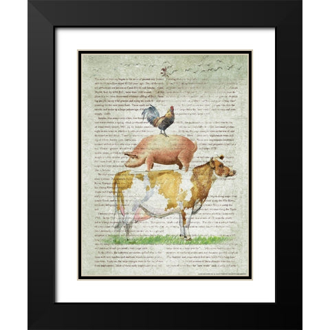 Farm Stand I Black Modern Wood Framed Art Print with Double Matting by Yellow Cafe