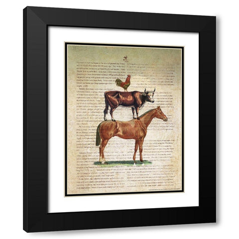 Farm Stand II Black Modern Wood Framed Art Print with Double Matting by Yellow Cafe