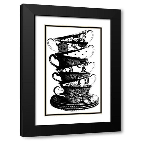 Tempest Black Modern Wood Framed Art Print with Double Matting by Sommers, Mindy