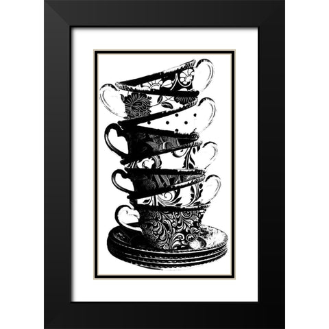 Tempest Black Modern Wood Framed Art Print with Double Matting by Sommers, Mindy