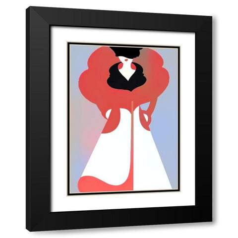 Extra Black Modern Wood Framed Art Print with Double Matting by Sommers, Mindy
