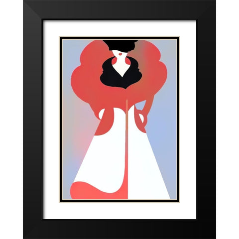 Extra Black Modern Wood Framed Art Print with Double Matting by Sommers, Mindy