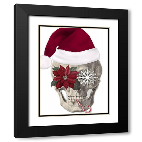 Mister Christmas Black Modern Wood Framed Art Print with Double Matting by Sommers, Mindy
