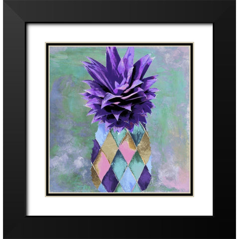 Pineapple Juice I Black Modern Wood Framed Art Print with Double Matting by Sommers, Mindy