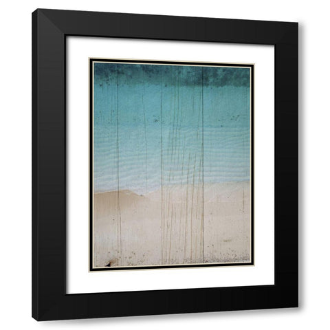 Rustic Beach II Black Modern Wood Framed Art Print with Double Matting by Sommers, Mindy