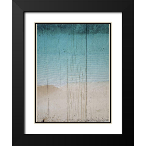 Rustic Beach II Black Modern Wood Framed Art Print with Double Matting by Sommers, Mindy