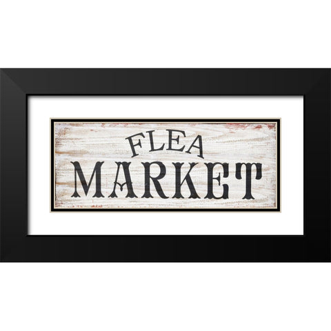 Flea Market Black Modern Wood Framed Art Print with Double Matting by Sommers, Mindy