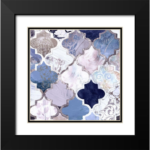 Periwinkle Paris Black Modern Wood Framed Art Print with Double Matting by Sommers, Mindy