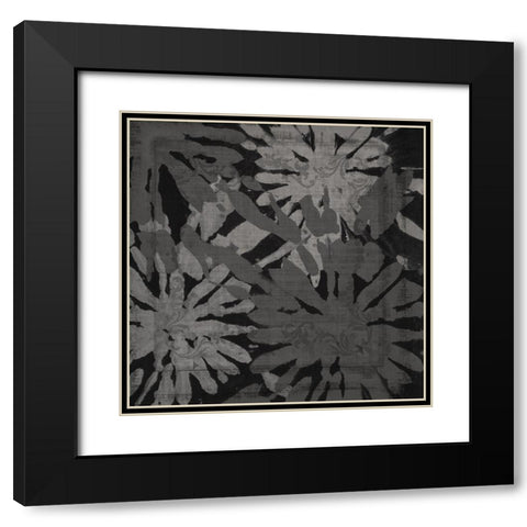 Sakura II Black Modern Wood Framed Art Print with Double Matting by Sommers, Mindy