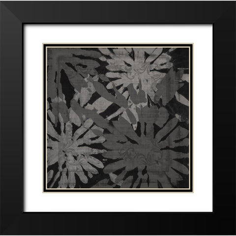 Sakura II Black Modern Wood Framed Art Print with Double Matting by Sommers, Mindy