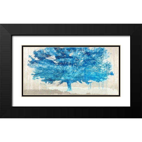 Treexplosion Black Modern Wood Framed Art Print with Double Matting by Alex, Blanco