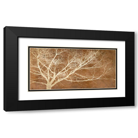 Dream Tree Black Modern Wood Framed Art Print with Double Matting by Aprile, Alessio