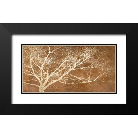 Dream Tree Black Modern Wood Framed Art Print with Double Matting by Aprile, Alessio