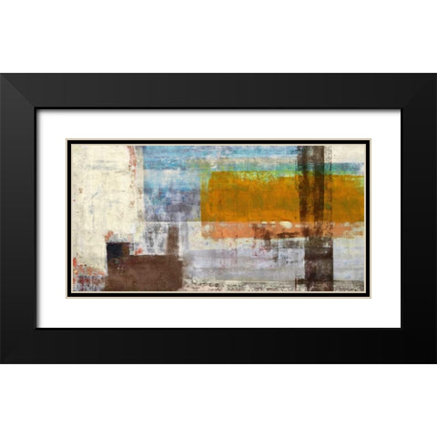 Serendipity Black Modern Wood Framed Art Print with Double Matting by Aprile, Alessio
