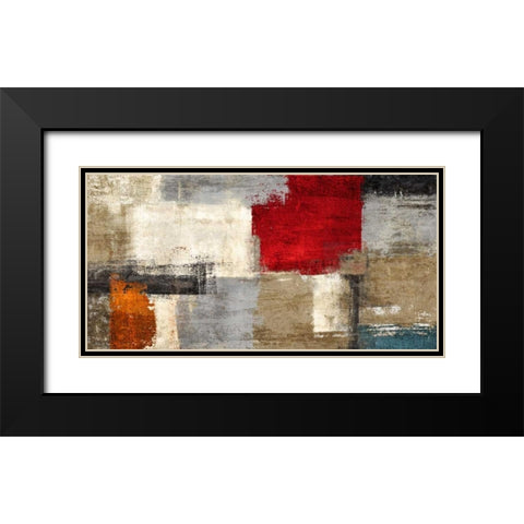 Jazz Black Modern Wood Framed Art Print with Double Matting by Aprile, Alessio