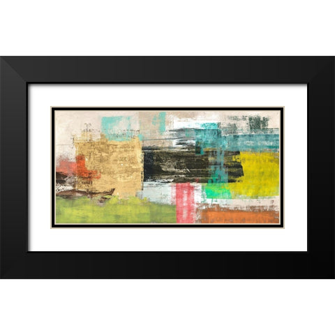 Actuality Black Modern Wood Framed Art Print with Double Matting by Alessio, Aprile