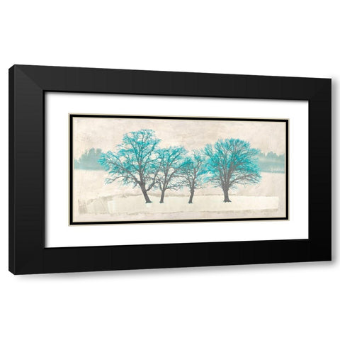 A Winters Tale Black Modern Wood Framed Art Print with Double Matting by Alessio, Aprile