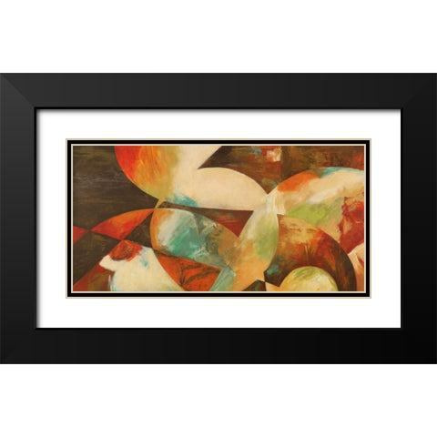 Jam Session Black Modern Wood Framed Art Print with Double Matting by King, Amber