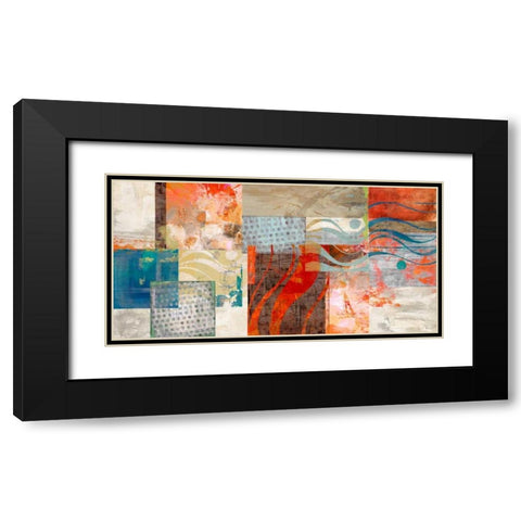 Summertime Black Modern Wood Framed Art Print with Double Matting by King, Amber