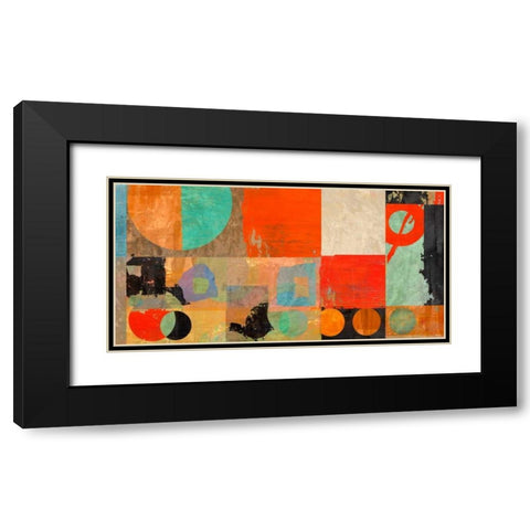 Morning Moves Black Modern Wood Framed Art Print with Double Matting by Baron, Alphonse