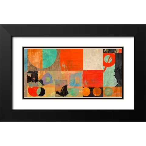 Morning Moves Black Modern Wood Framed Art Print with Double Matting by Baron, Alphonse