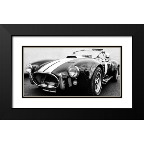 Black Cobra Black Modern Wood Framed Art Print with Double Matting by Gasoline Images